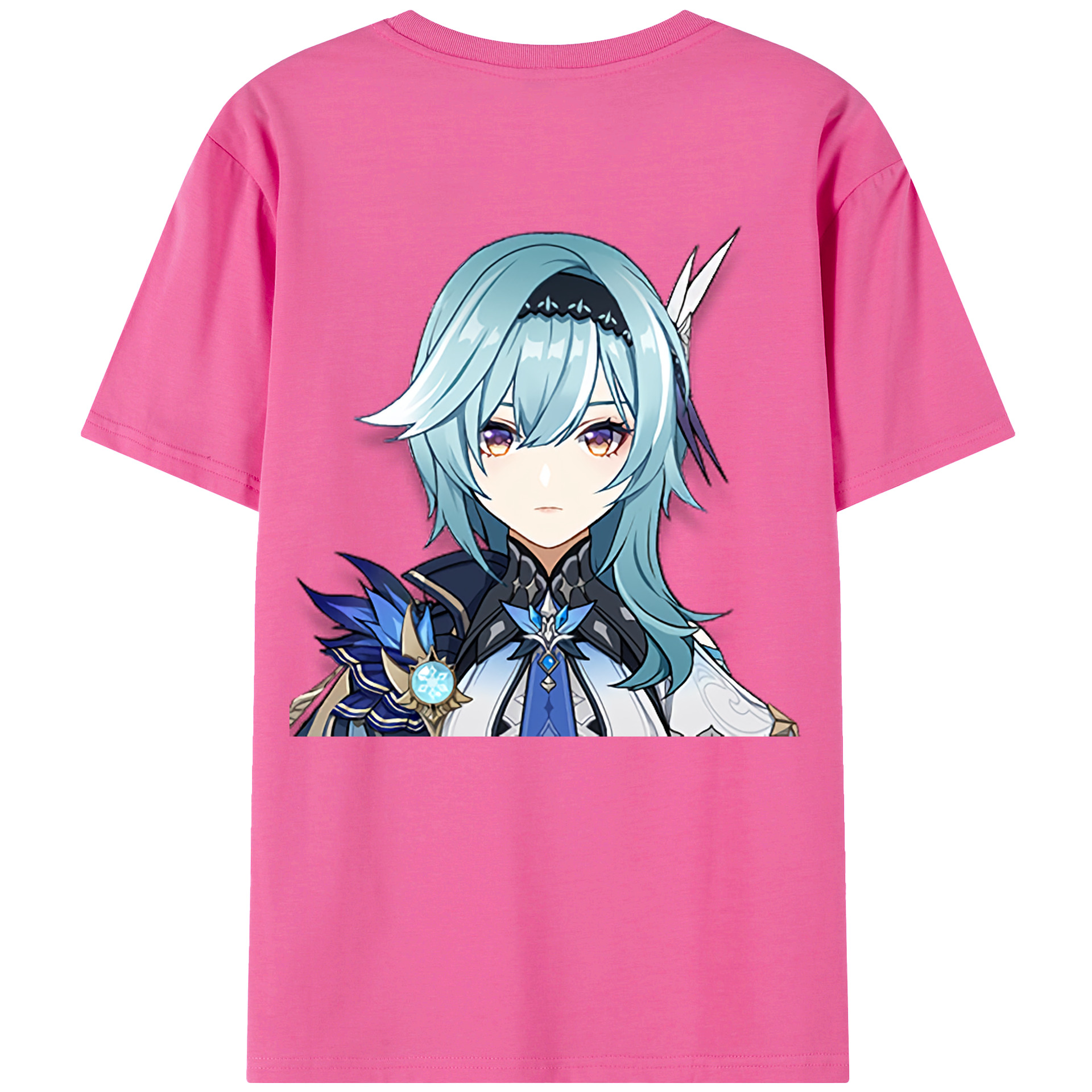 げんし神 优菈 ゆうら genshin Yūra レディース半袖Tシャツ(バックプリント)